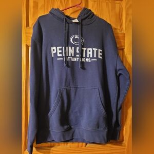 Navy Blue And Whire Penn State Hoodie (C02)